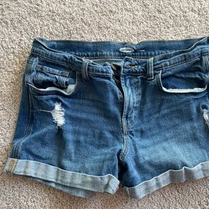 Old Navy jean Shorts. boyfriend style. Size 8